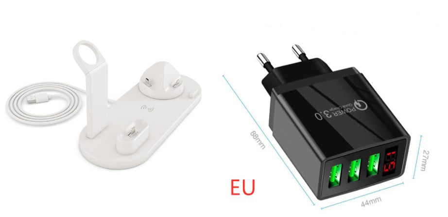 4-in-1 Wireless Ladestation mit Schnellladefunktion
