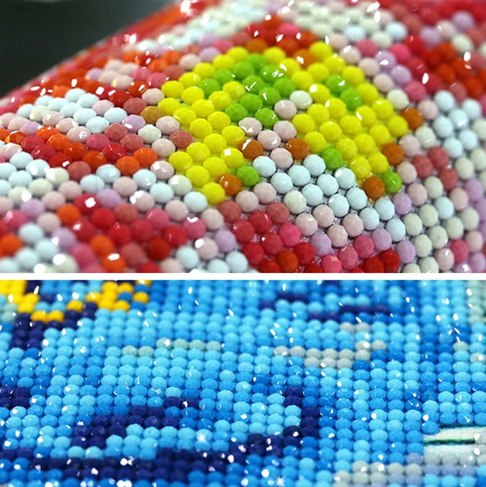 Diamond Painting Schmetterlingsuhr – Bild 2 | LuxeStyle