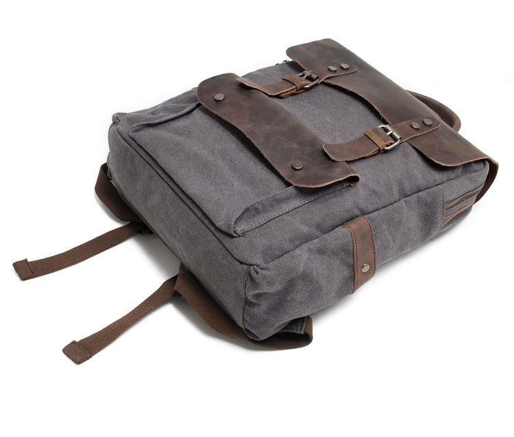 Vintage Canvas Rucksack – Bild 10 | LuxeStyle
