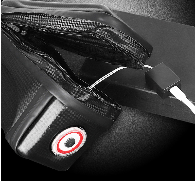 Velo-Hecktasche mit Rücklicht – Bild 5 | LuxeStyle