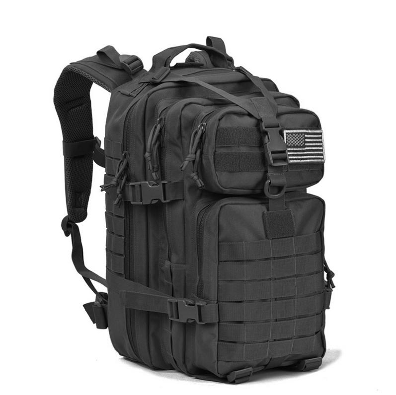 Taktischer Rucksack 45 L, Oxford, schwarz – Bild 5 | LuxeStyle