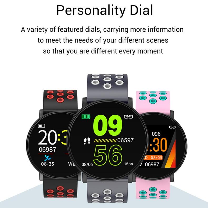 Smart-Armband W8 mit 1.3 Zoll Farbdisplay