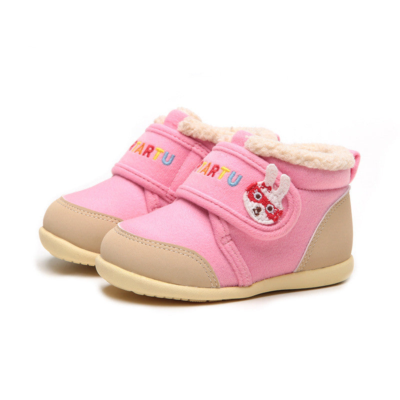 Samt-Schneestiefel für Kleinkinder – Bild 6 | LuxeStyle