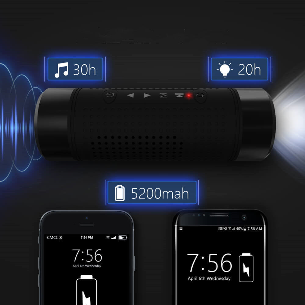 Smarter Outdoor-Lautsprecher mit Powerbank – Bild 2 | LuxeStyle
