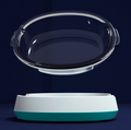 Glas-Schuessel für Haustiere 160 ml | LuxeStyle