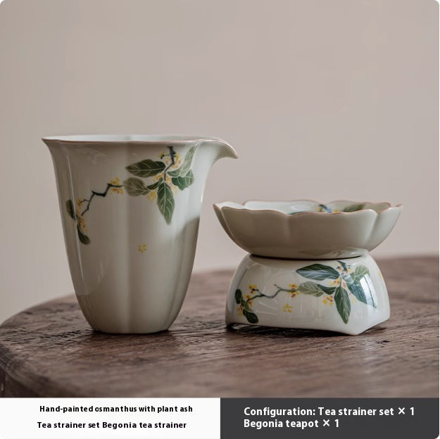 Osmanthus Tee-Set mit Teestrainer