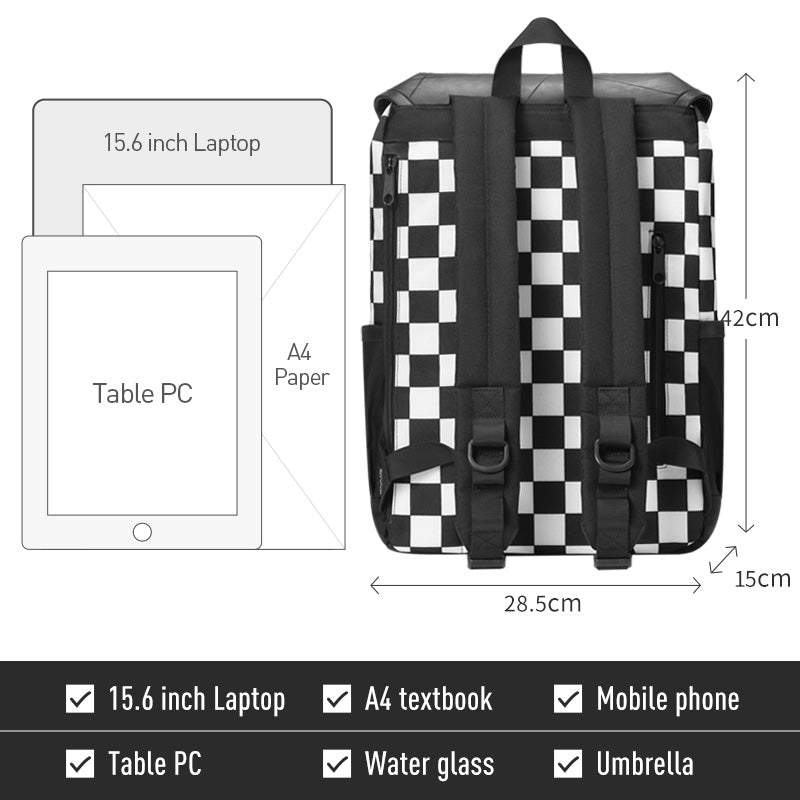 Rucksack Damen Grosses Laptop-Fach