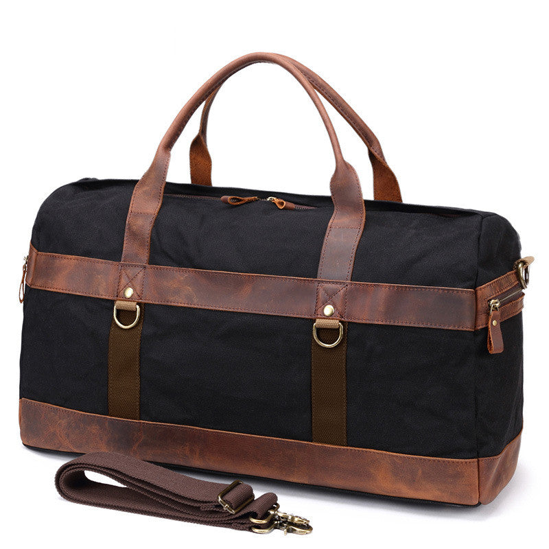 Robuste Schulter-Reisetasche aus Canvas – Bild 5 | LuxeStyle