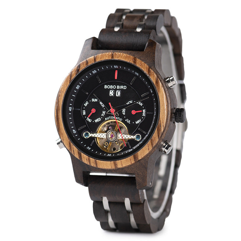Holz-Armbanduhr Business Flywheel
