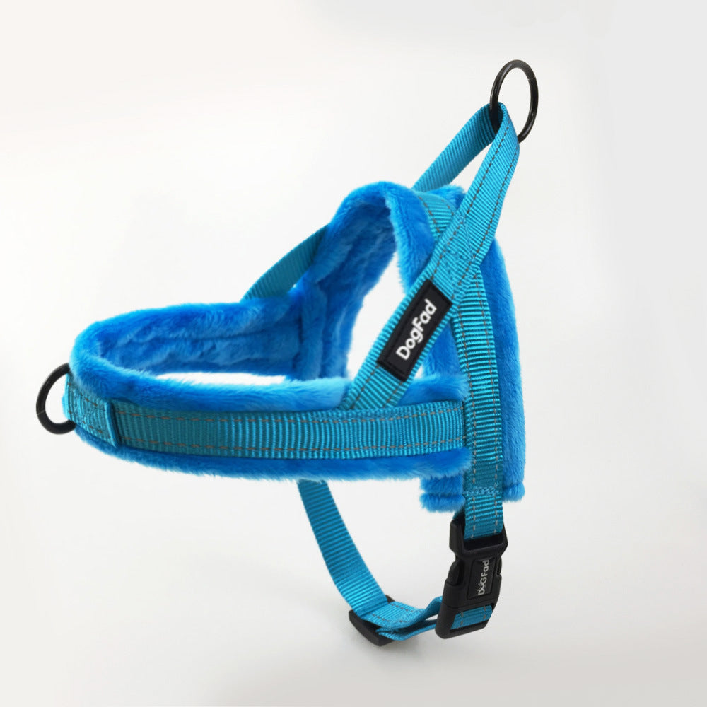 Verstellbare Fleece-Weste mit Brustgeschirr – Bild 3 | LuxeStyle