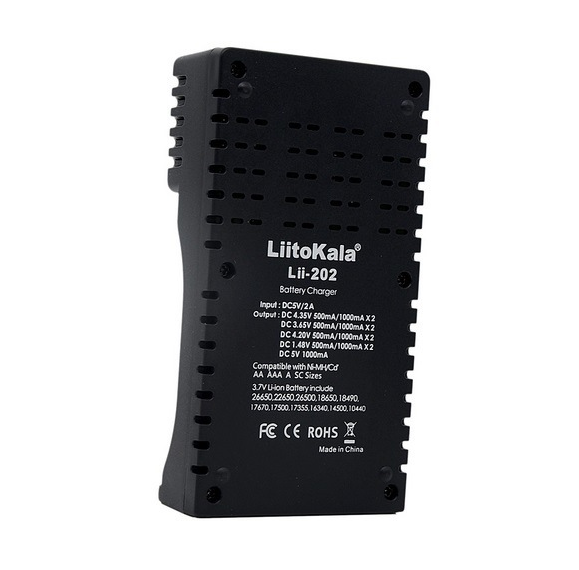 Lithium-Akku-Ladegerät mit USB-Ausgang – Bild 2 | LuxeStyle