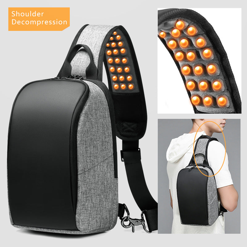 Grosses PVC-Schultertasche mit Reissverschluss – Bild 2 | LuxeStyle