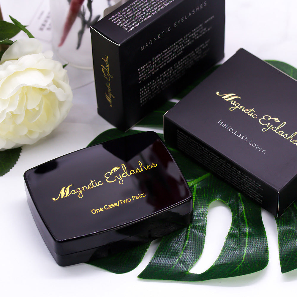 Magnetische Wimpern – 3+6 Cluster mit Spiegel