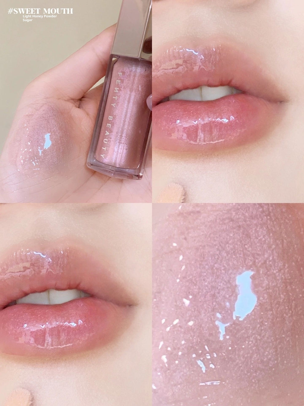 Spiegelndes Lipgloss