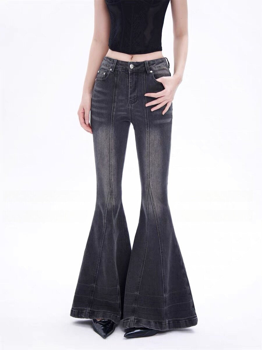Retro Jeans mit Elaschanbund