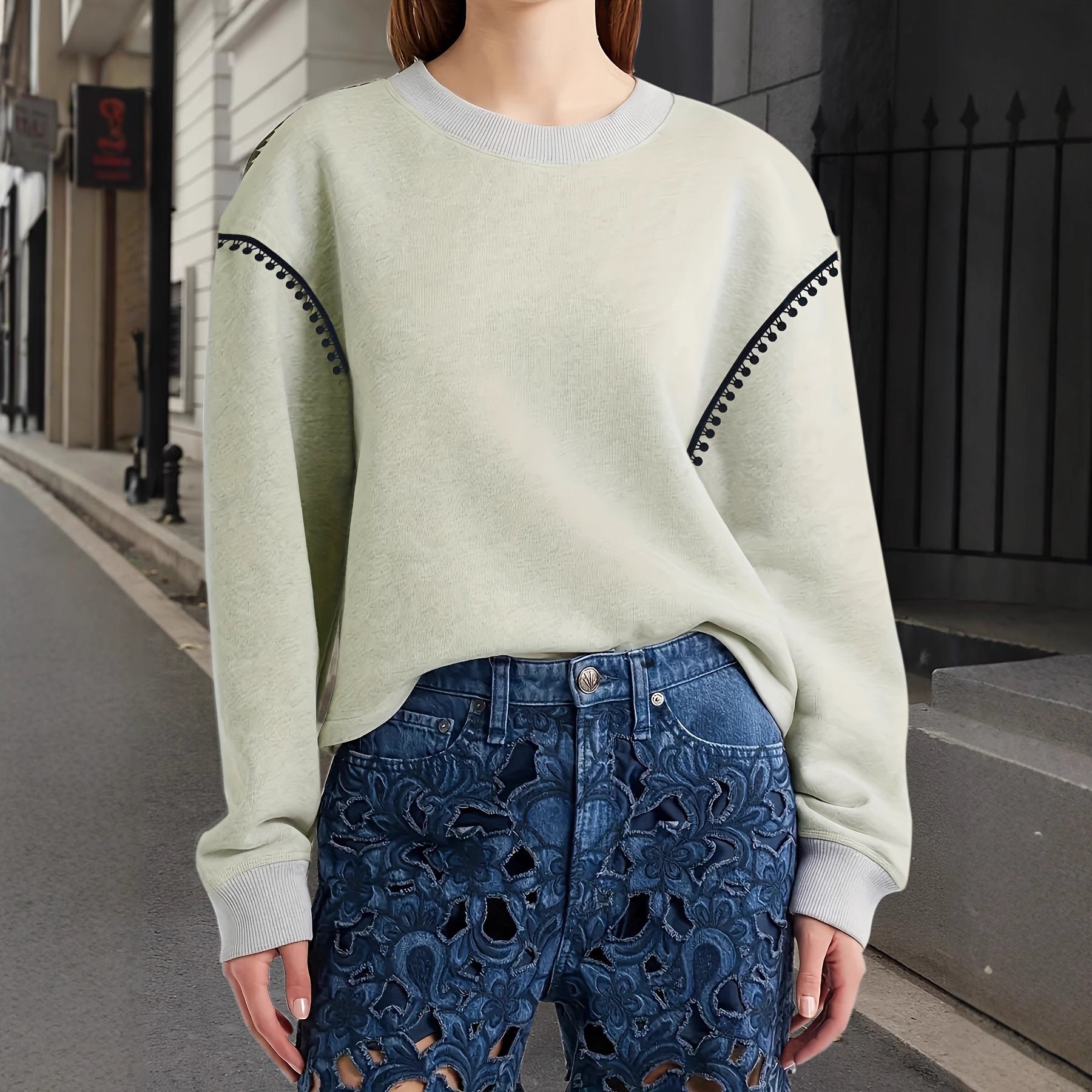Retro Sportswear mit Kontrastfarben