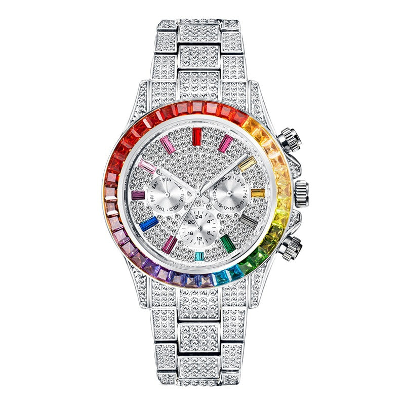 Damenuhr mit Quarzwerk und Stahlband – Bild 5 | LuxeStyle