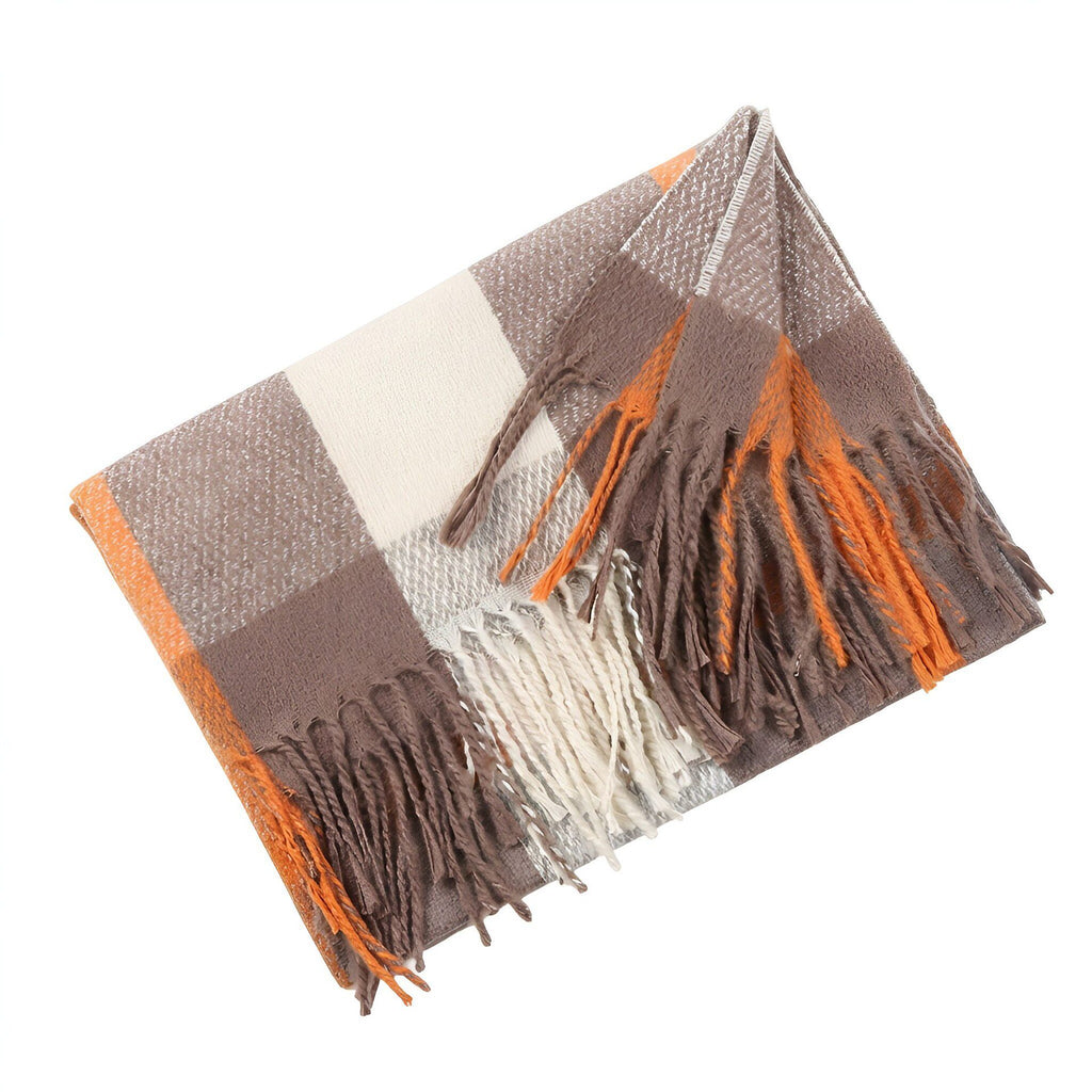 Taschenschal mit grossem Karomuster – Bild 14 | LuxeStyle