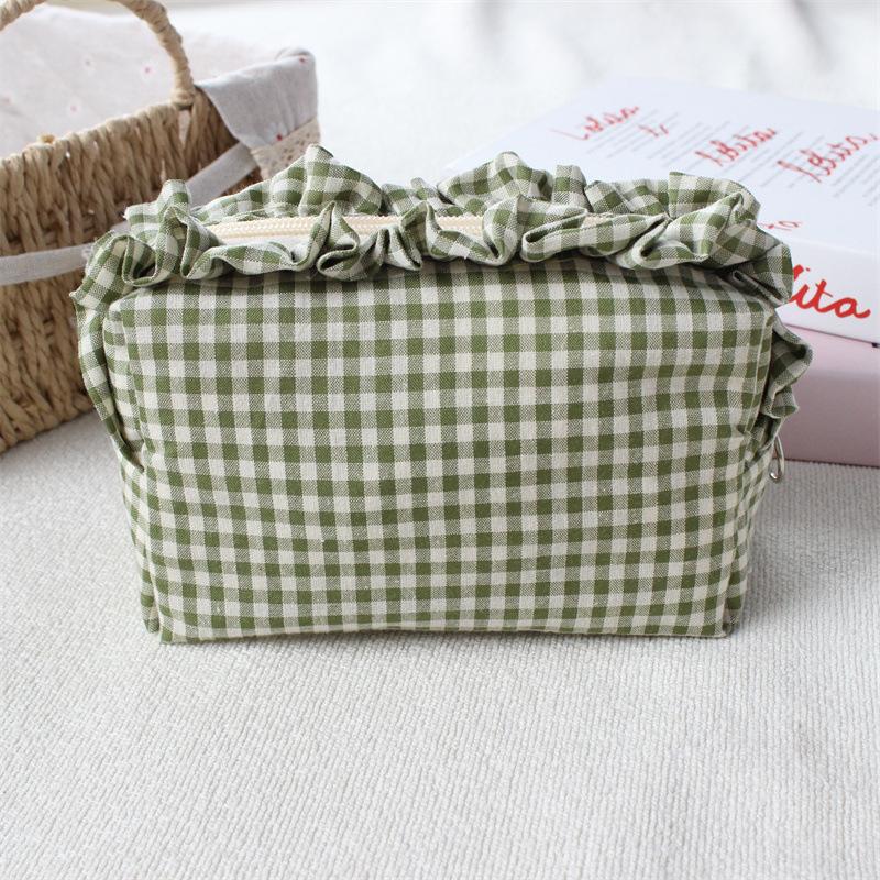 Plissiertes Karo-Etui mit grosser Kapazität | LuxeStyle