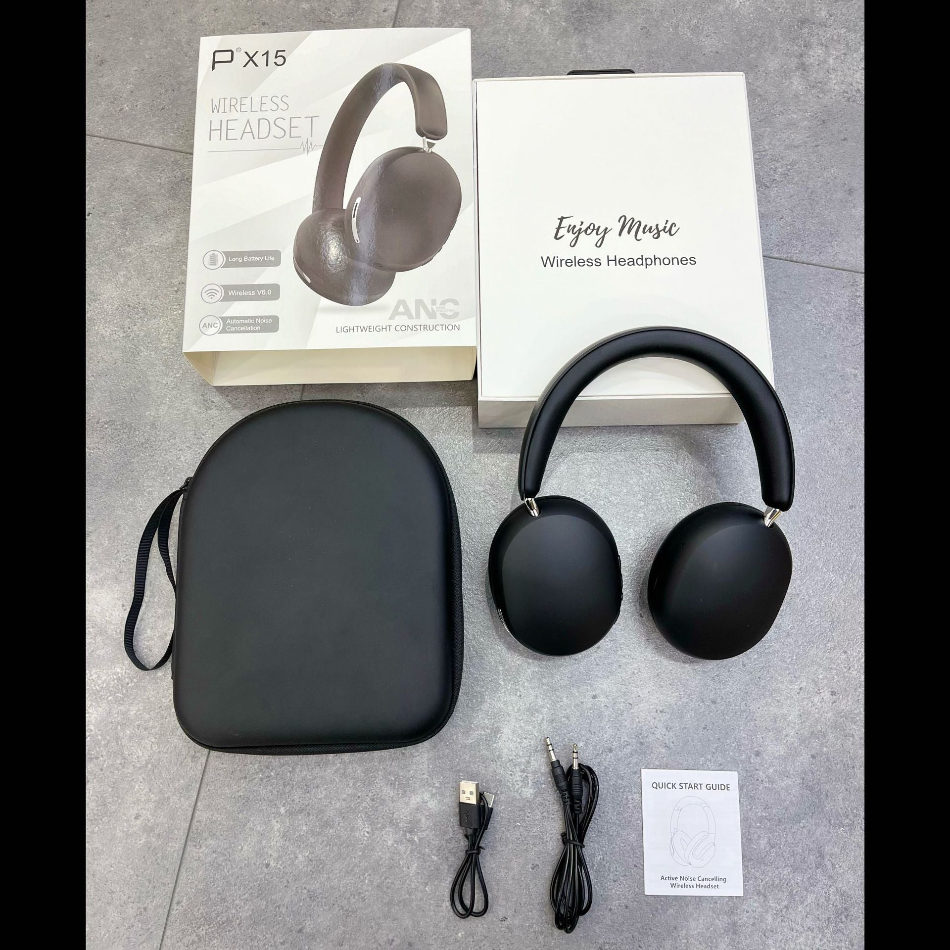 Kabellose Over-Ear Bluetooth Kopfhörer mit ANC