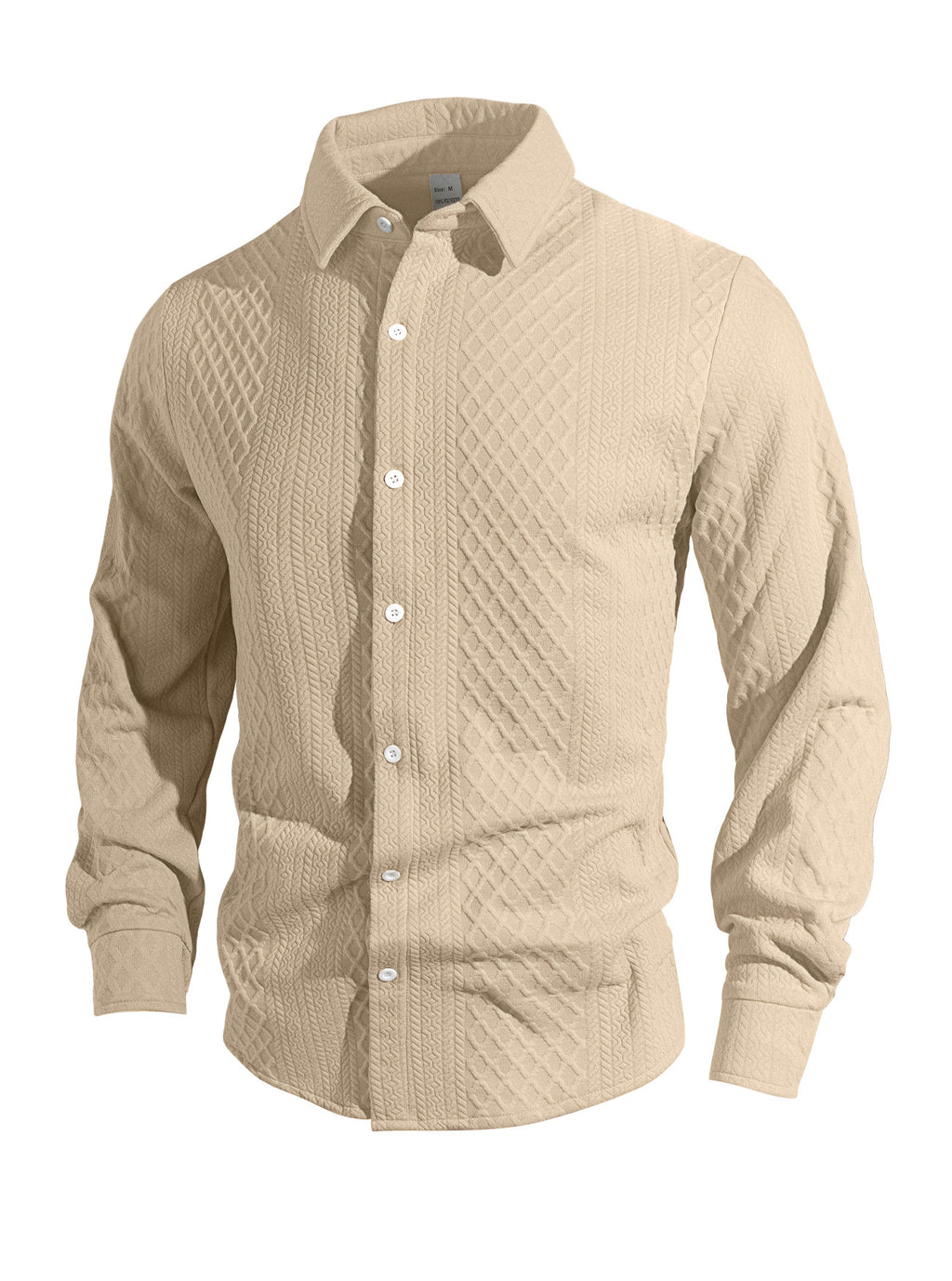 Herren Hemd Strick mit Blumenmuster – Bild 5 | LuxeStyle
