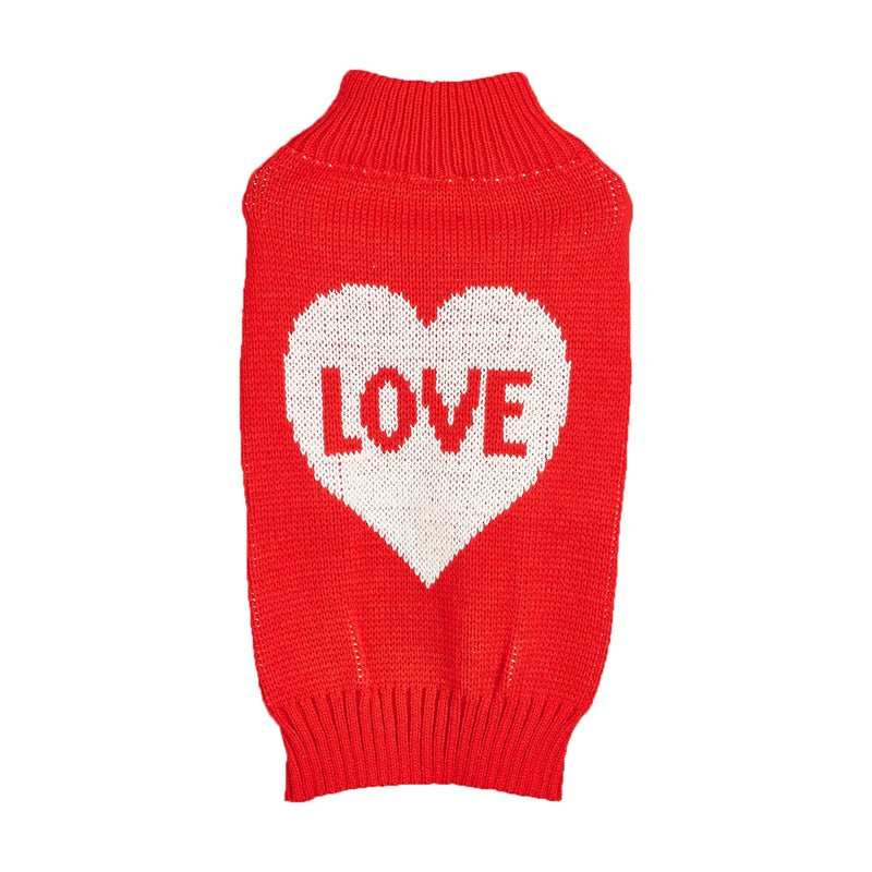 Hunde-Sweater mit Herz- und Schleifendesign – Bild 4 | LuxeStyle