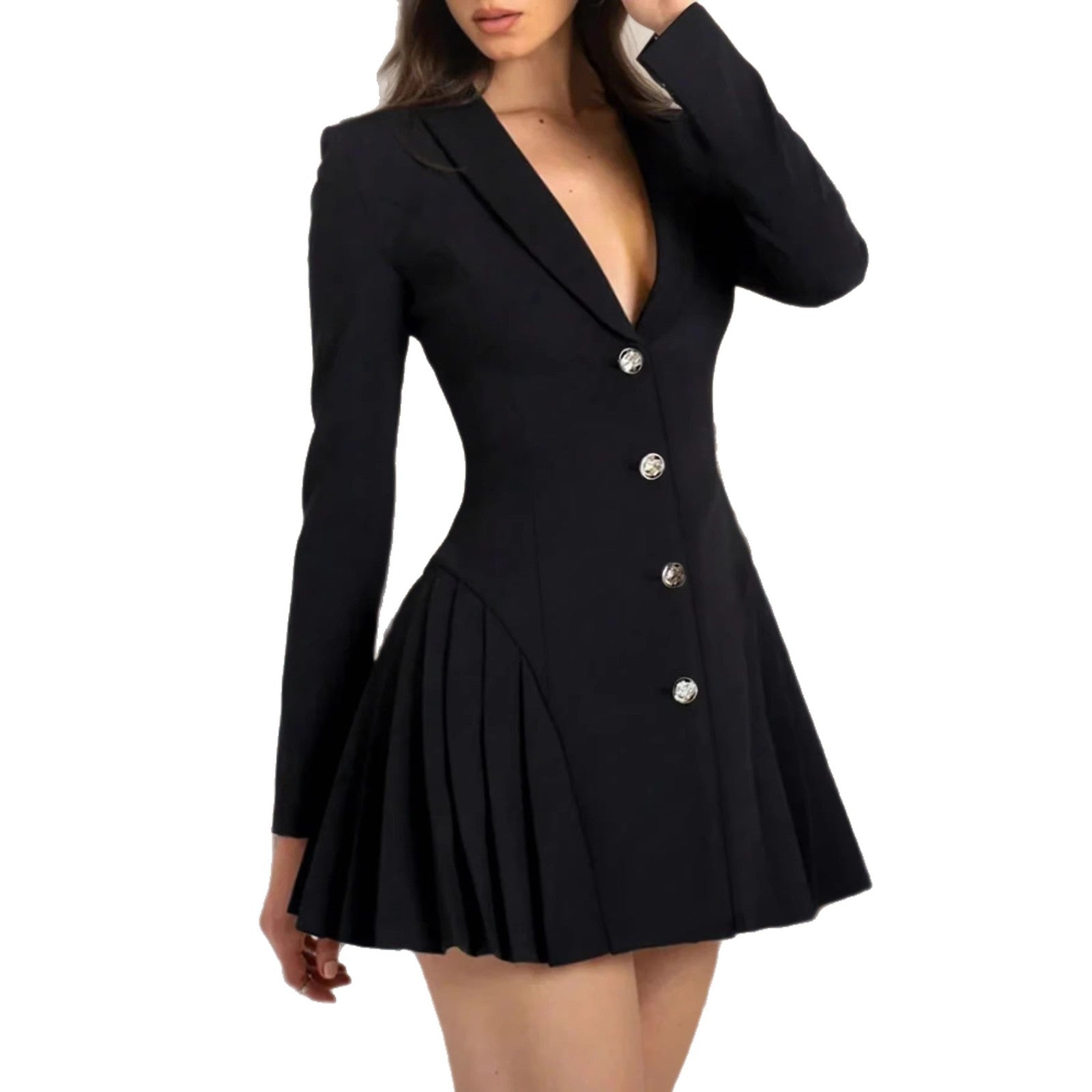 Elegantes Damen Herbst-/Winterkleid