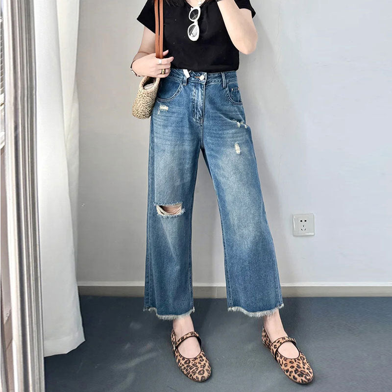 Bequeme Capri-Jeans im Casual-Look