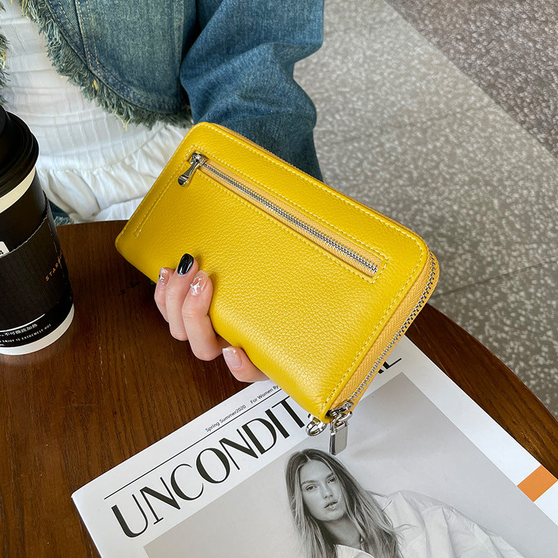Weibliches Langhandtasche aus Echtholzleder – Bild 5 | LuxeStyle