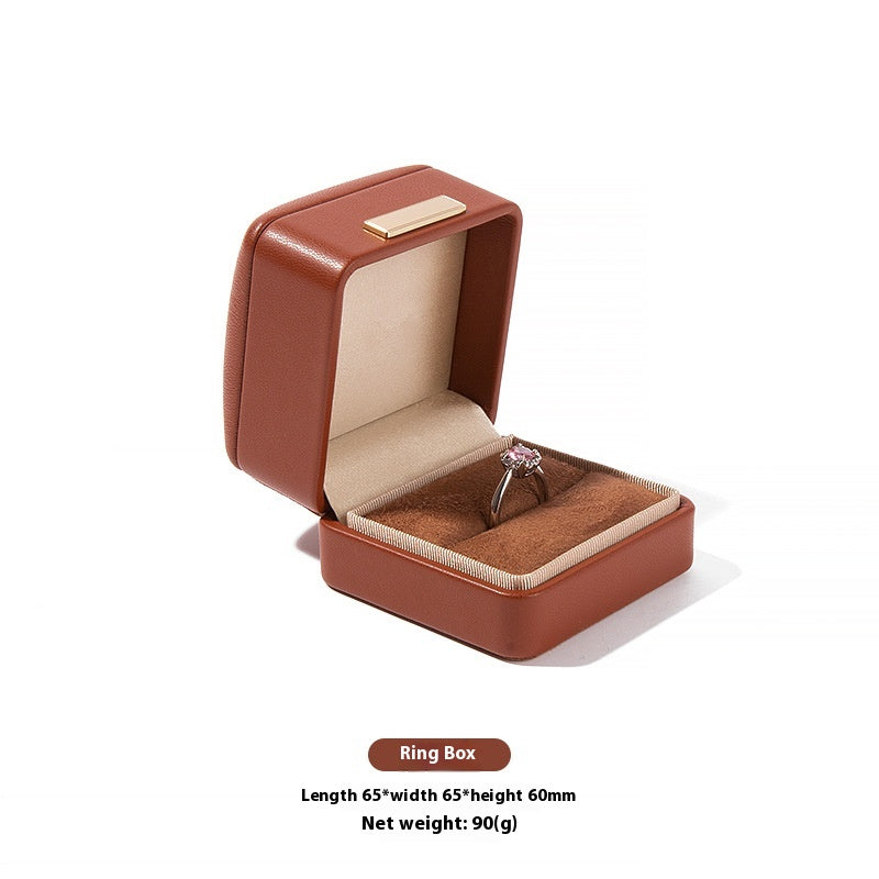 Schmuckbox aus PU-Leder, abgerundete Ecken – Bild 3 | LuxeStyle