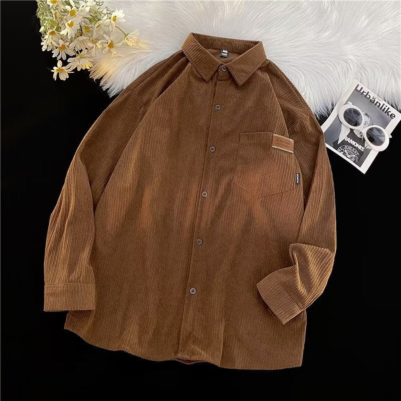 Retro Streetwear Hemdjacke für Herren – Bild 3 | LuxeStyle