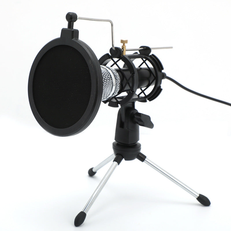 Mini-Mikrofon für Live-Streams mit Ständer