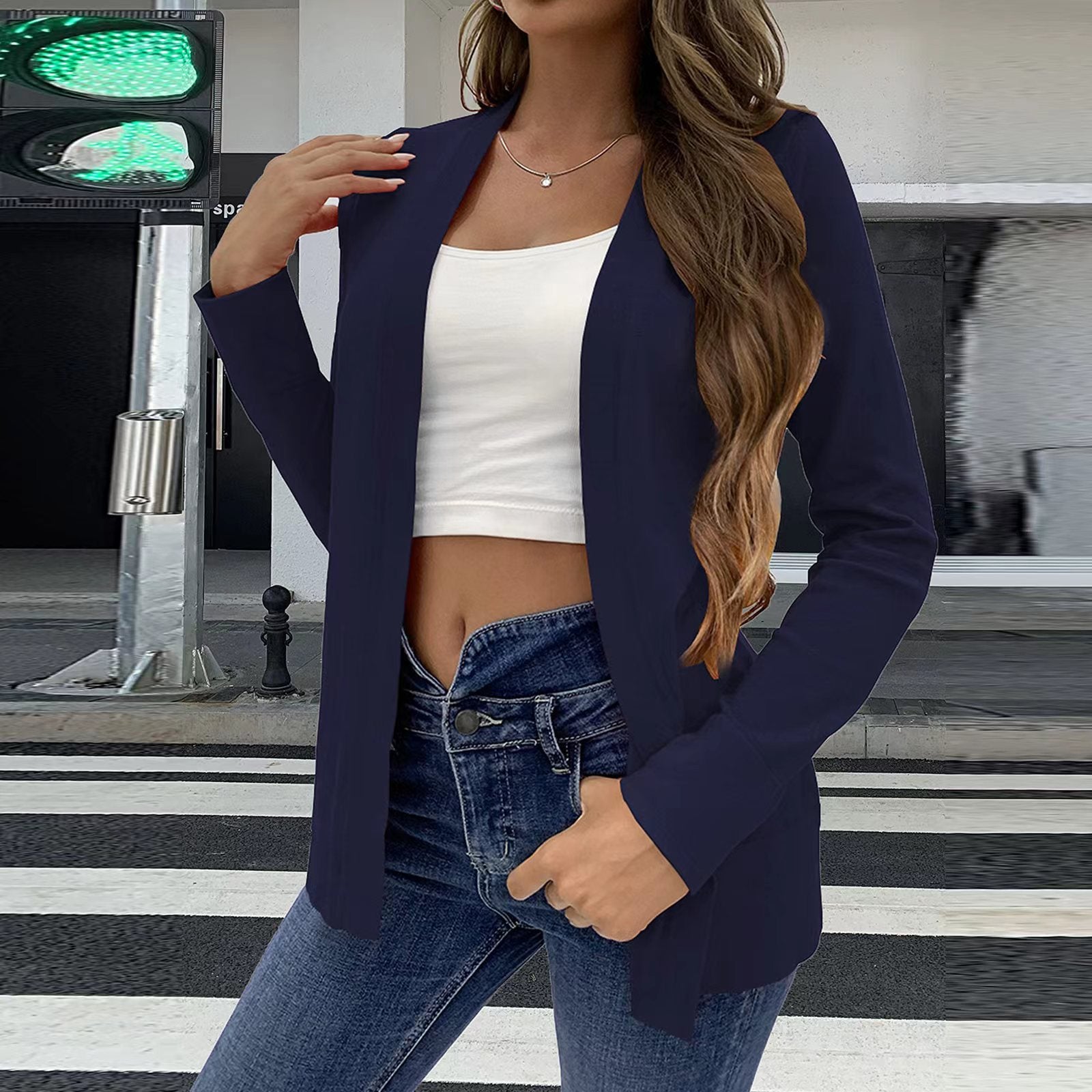 Kurze Pulloverjacke