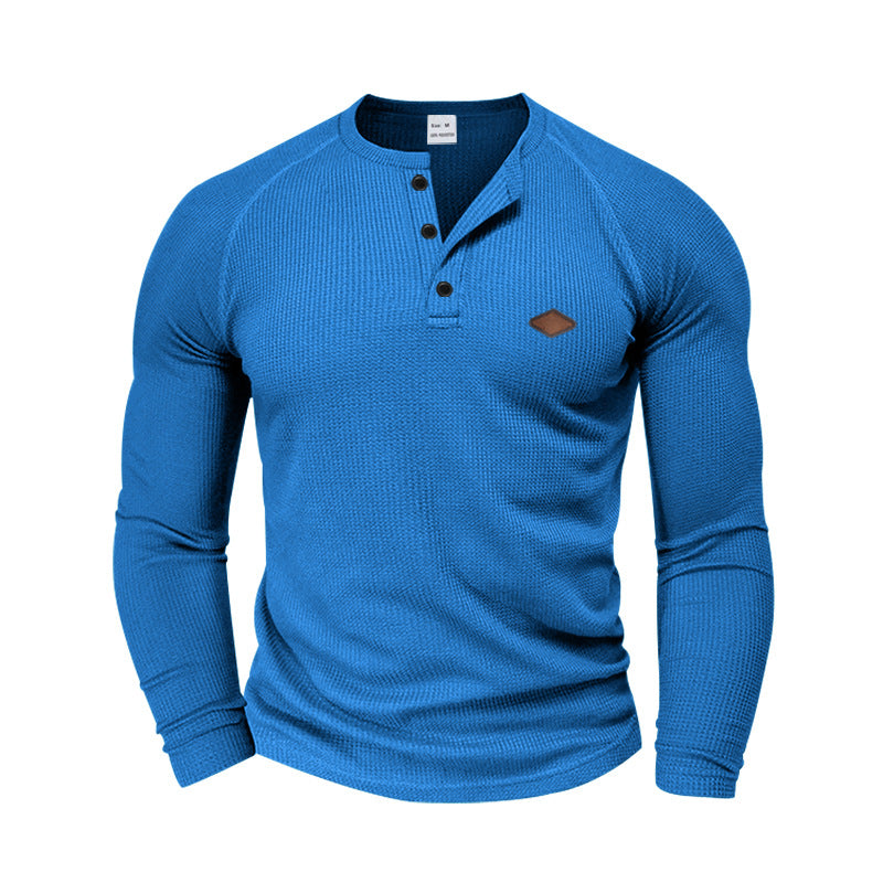 Herren Langarm Henley Shirt, schnelltrocknend – Bild 10 | LuxeStyle