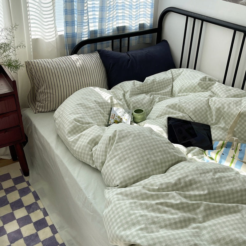 Gestreiftes Baumwoll-Bettwäsche-Set – Bild 6 | LuxeStyle