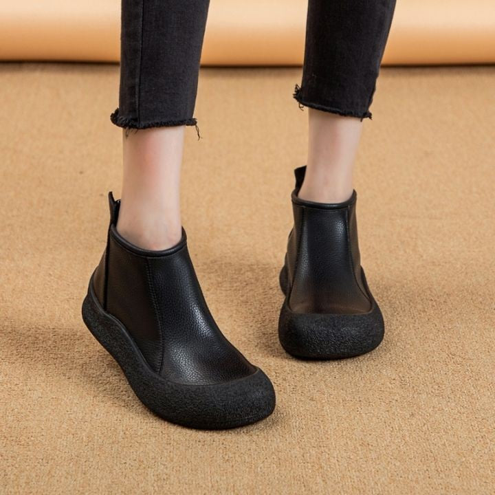 Vintage Damen Boots mit weicher Sohle – Bild 3 | LuxeStyle