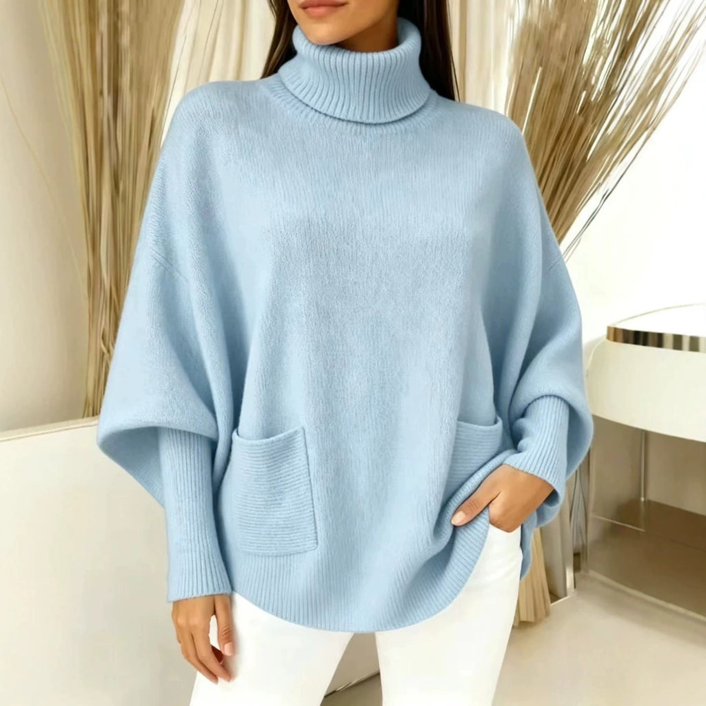 Rollkragenpullover mit langen Ärmeln – Bild 3 | LuxeStyle