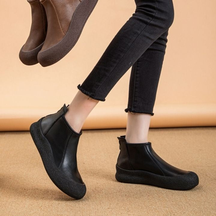 Vintage Damen Boots mit weicher Sohle – Bild 5 | LuxeStyle