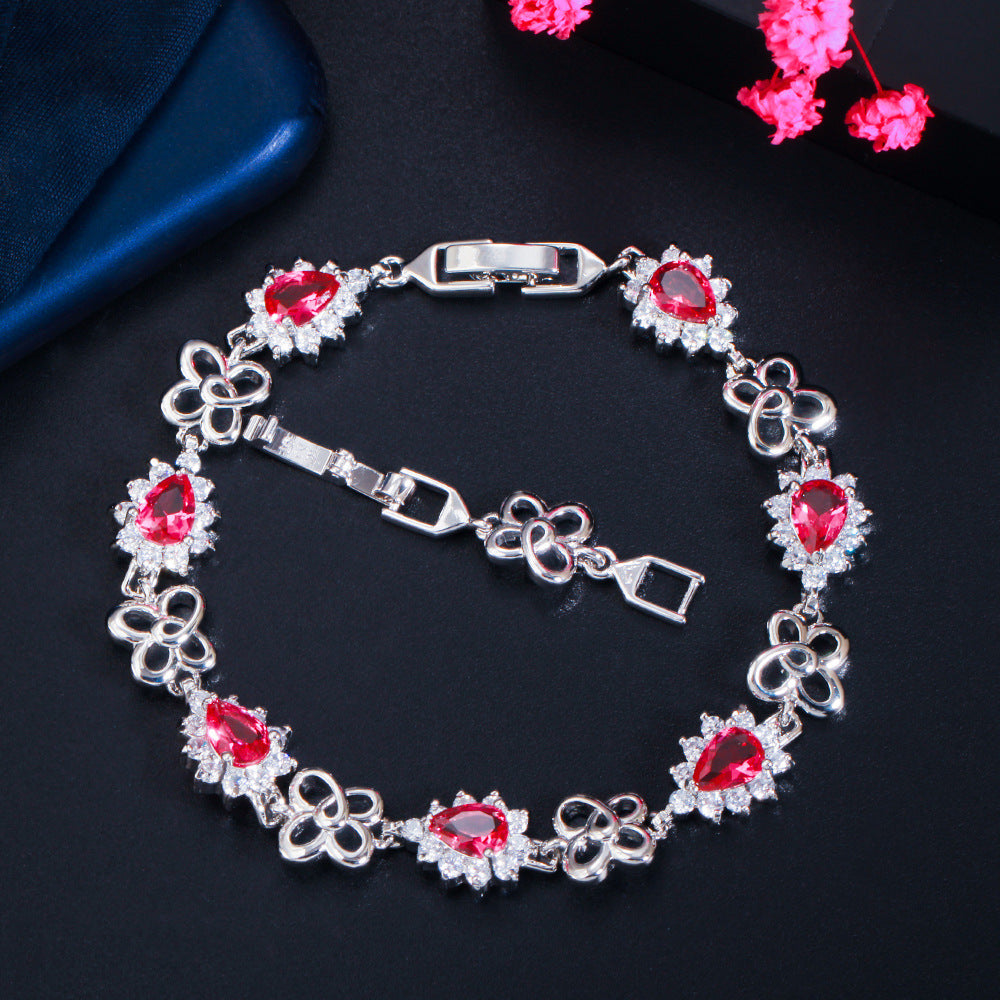 Vergoldetes Zirkon Armband