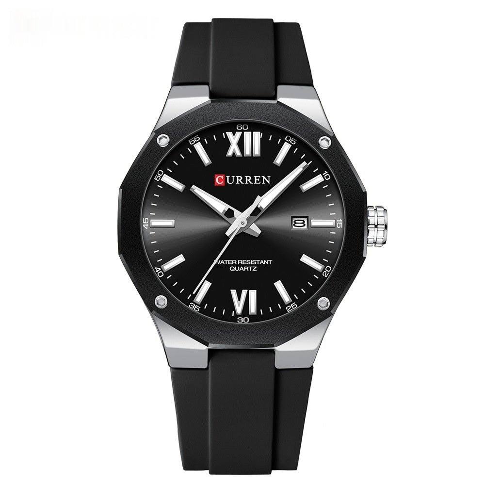 Sportliche Armbanduhr mit Kalenderfunktion