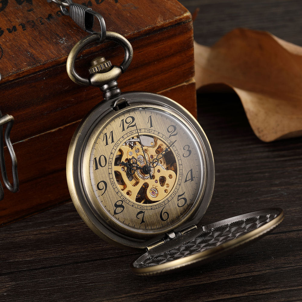 Mechanische Taschenuhr mit Lupe – Ansicht 7