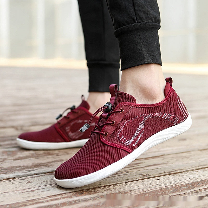 Breite Sneaker in Schwarz, Burgund oder Weiss – Bild 7 | LuxeStyle