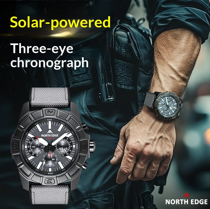 Schwarze Quarz-Uhr für Outdoor – Bild 2 | LuxeStyle