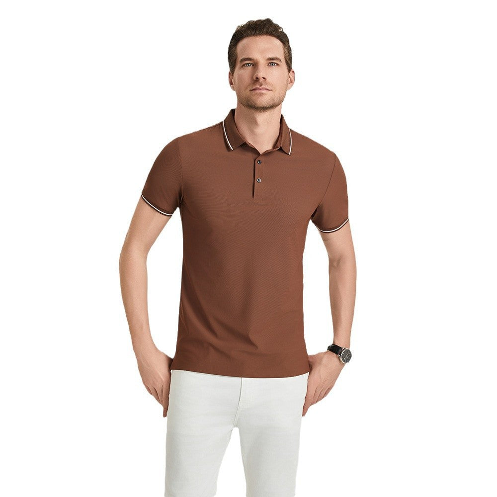 Herren Kurzarmhemd zweifarbig Slim-Fit