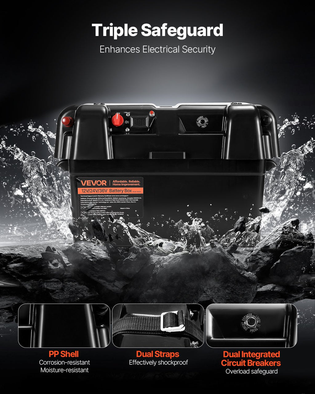 Smarte Batteriebox für Trolling-Motoren