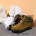 Warme Herren-Boots mit Lammfell-Futter