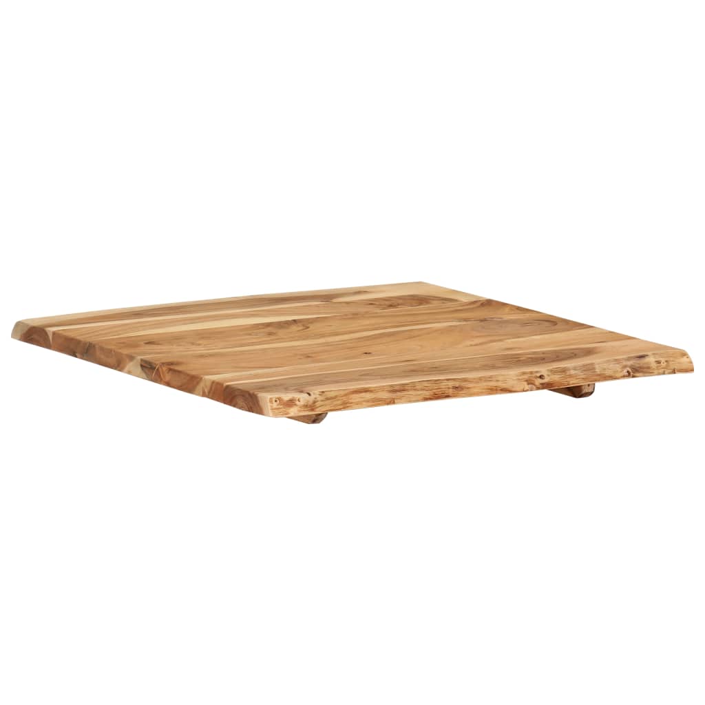Akazienholz-Tischplatte 58x(50-60)x2.5 cm