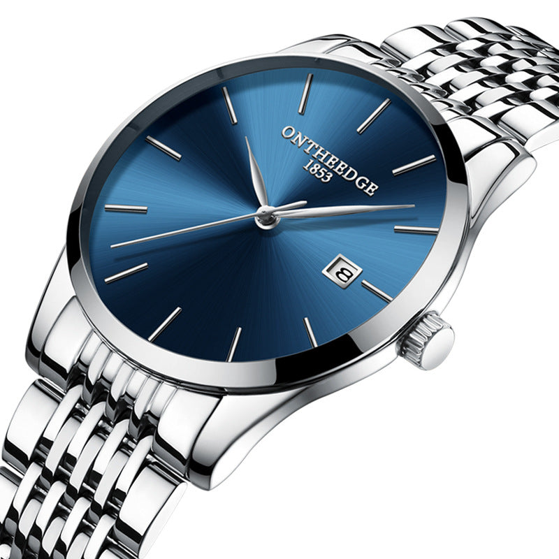 Schlanke Herrenuhr mit Kalenderfunktion – Bild 9 | LuxeStyle