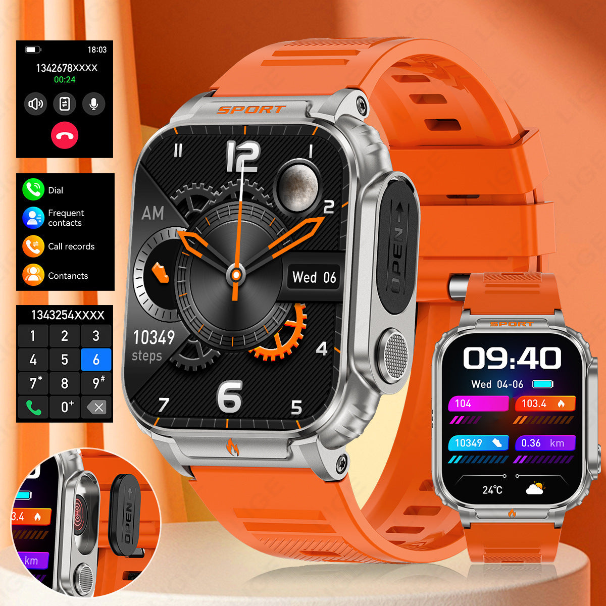 P60 2-in-1 Outdoor Smartwatch