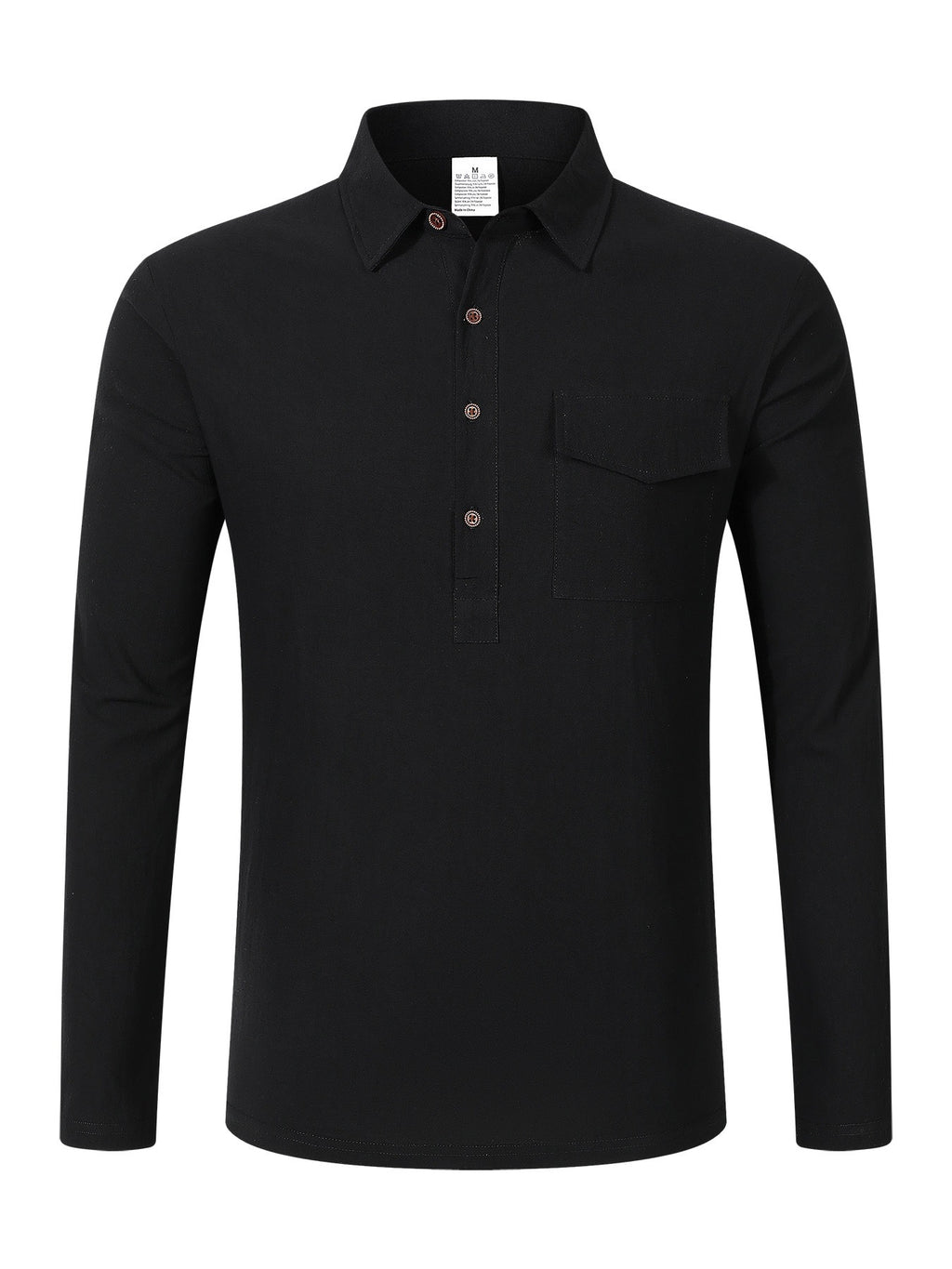 Slim-Fit Leinen-Polohemd – Bild 4 | LuxeStyle